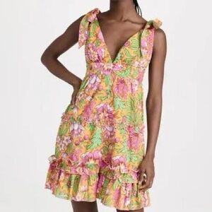 Floral V-Neck Love The label Dress
